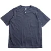 HENLEY T&ndash;SHIRT DARK FADE NAVY | Jackman Online