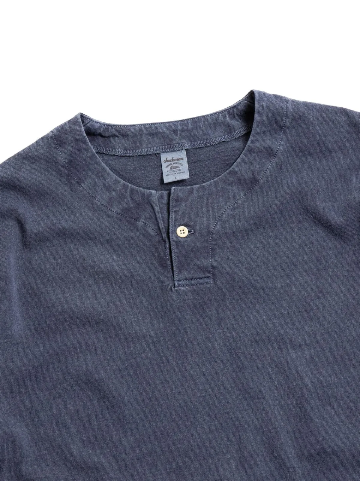 HENLEY T–SHIRT DARK FADE NAVY | Jackman Online