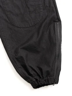 IAC PANT BLACK COTTON BRUSHED HB | Engineered Garments New