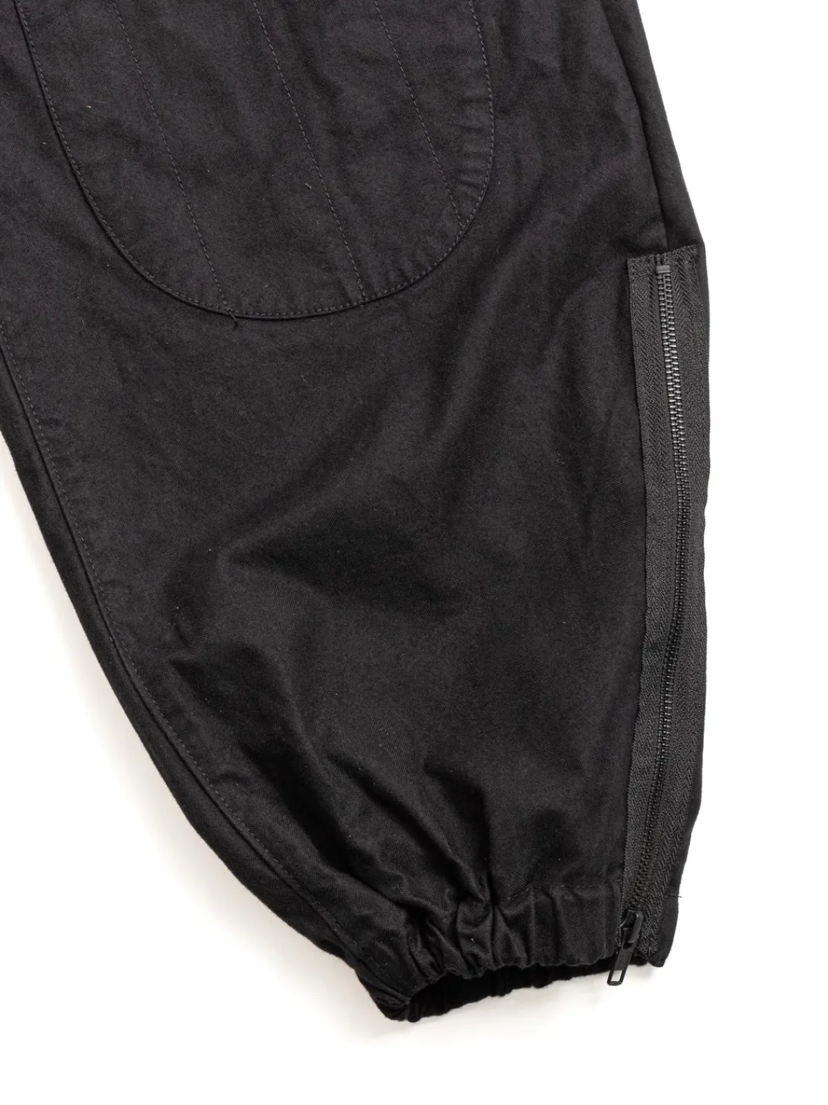 IAC PANT BLACK COTTON BRUSHED HB | Engineered Garments New