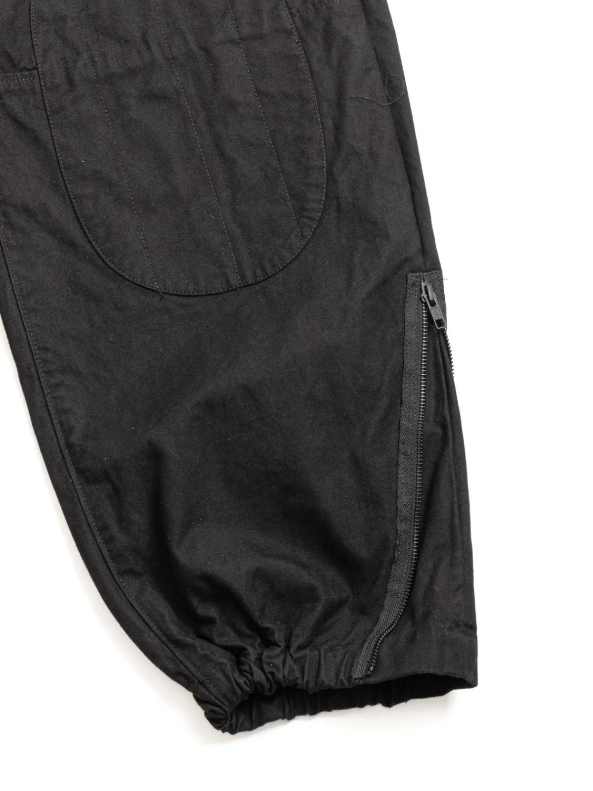IAC PANT BLACK COTTON BRUSHED HB | Engineered Garments New