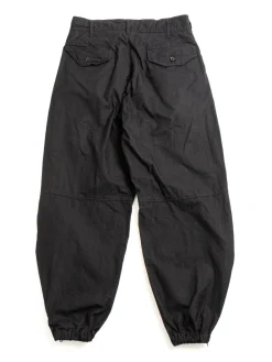 IAC PANT BLACK COTTON BRUSHED HB | Engineered Garments New