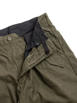 IAC PANT OLIVE COTTON BRUSHED HB | Engineered Garments Flash Sale