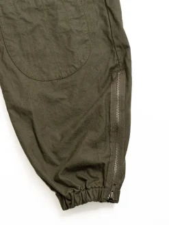 IAC PANT OLIVE COTTON BRUSHED HB | Engineered Garments Flash Sale