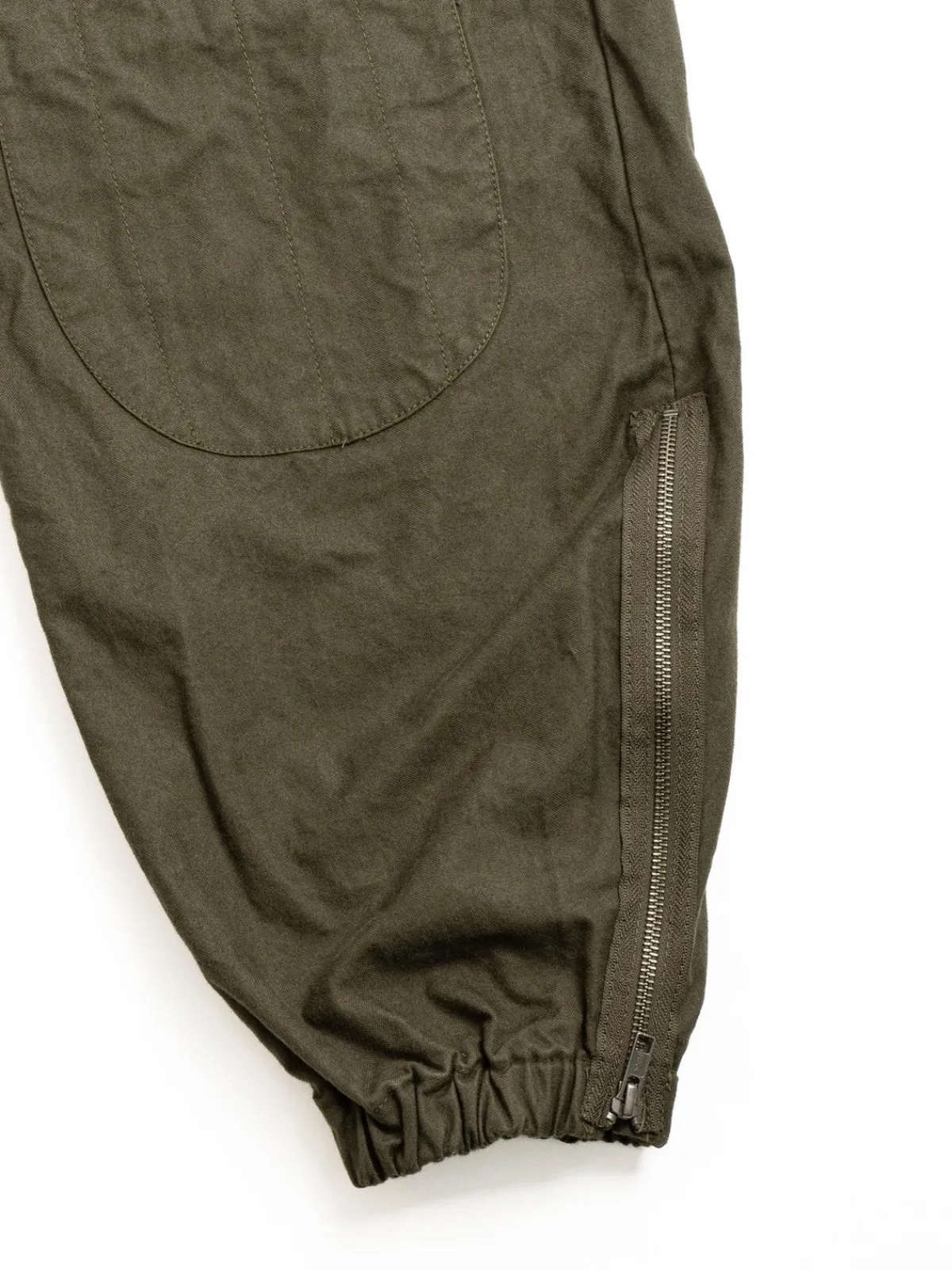 IAC PANT OLIVE COTTON BRUSHED HB | Engineered Garments Flash Sale