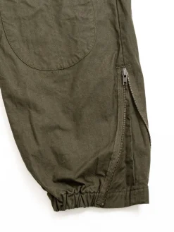 IAC PANT OLIVE COTTON BRUSHED HB | Engineered Garments Flash Sale