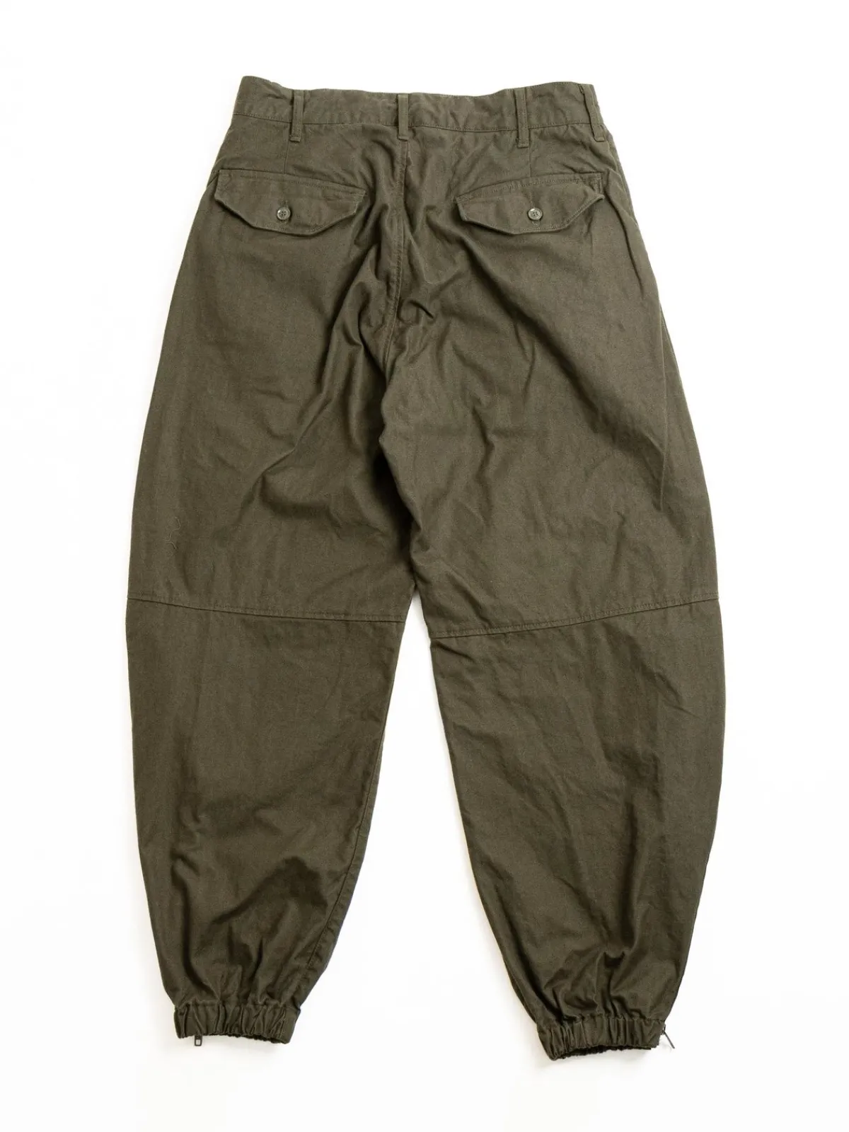 IAC PANT OLIVE COTTON BRUSHED HB | Engineered Garments Flash Sale