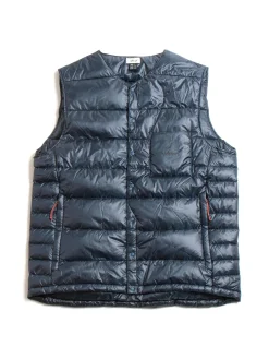 INNER DOWN VEST NAVY | NANGA Cheap