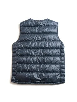 INNER DOWN VEST NAVY | NANGA Cheap