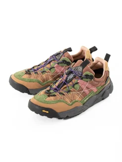 IWANO 2 MAN LEATHER & TECHNICAL FABRIC BROWN | FLOWER MOUNTAIN Cheap