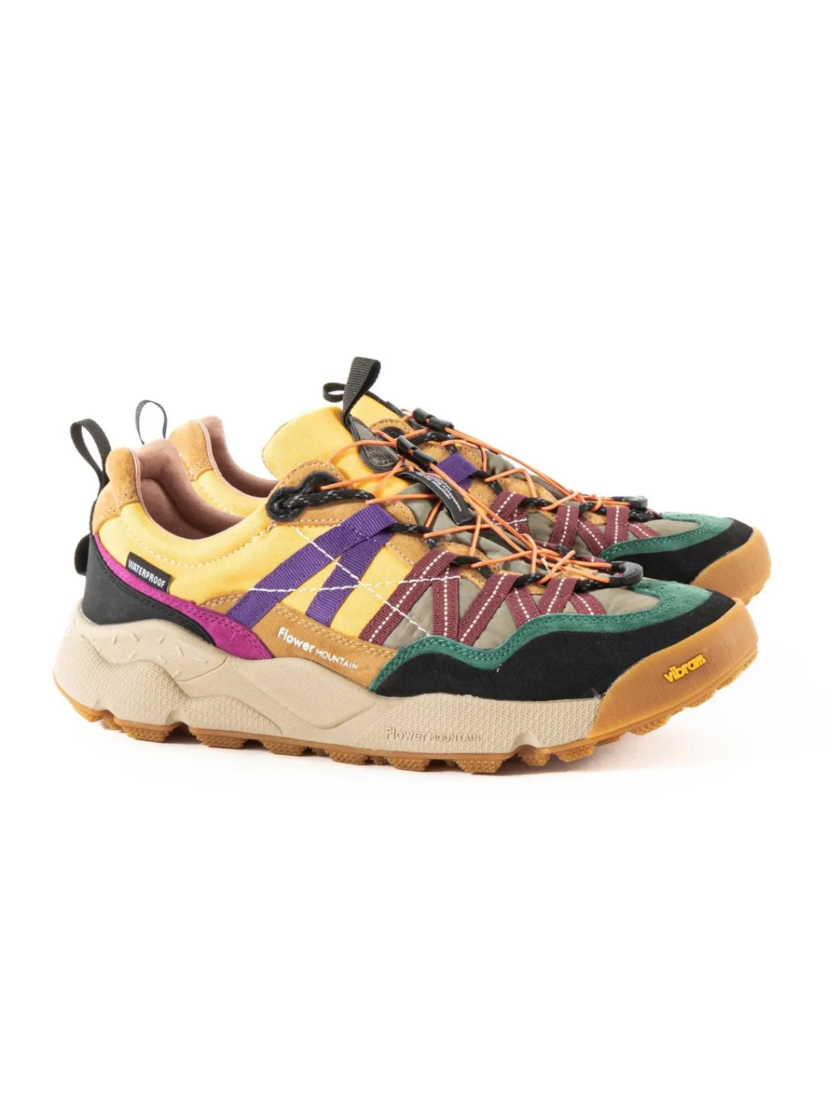 IWANO 2 UNI LEATHER & TECHNICAL FABRIC BROWN | FLOWER MOUNTAIN Best Sale
