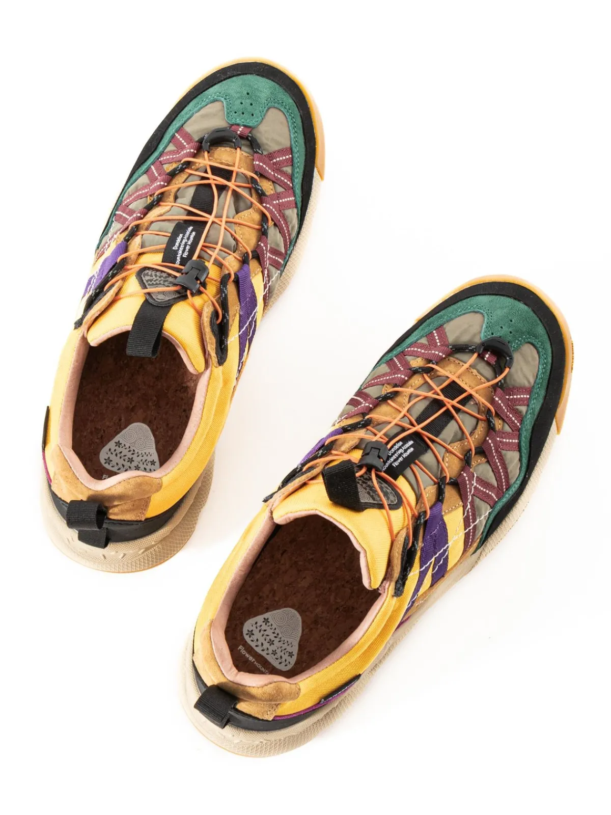 IWANO 2 UNI LEATHER & TECHNICAL FABRIC BROWN | FLOWER MOUNTAIN Best Sale