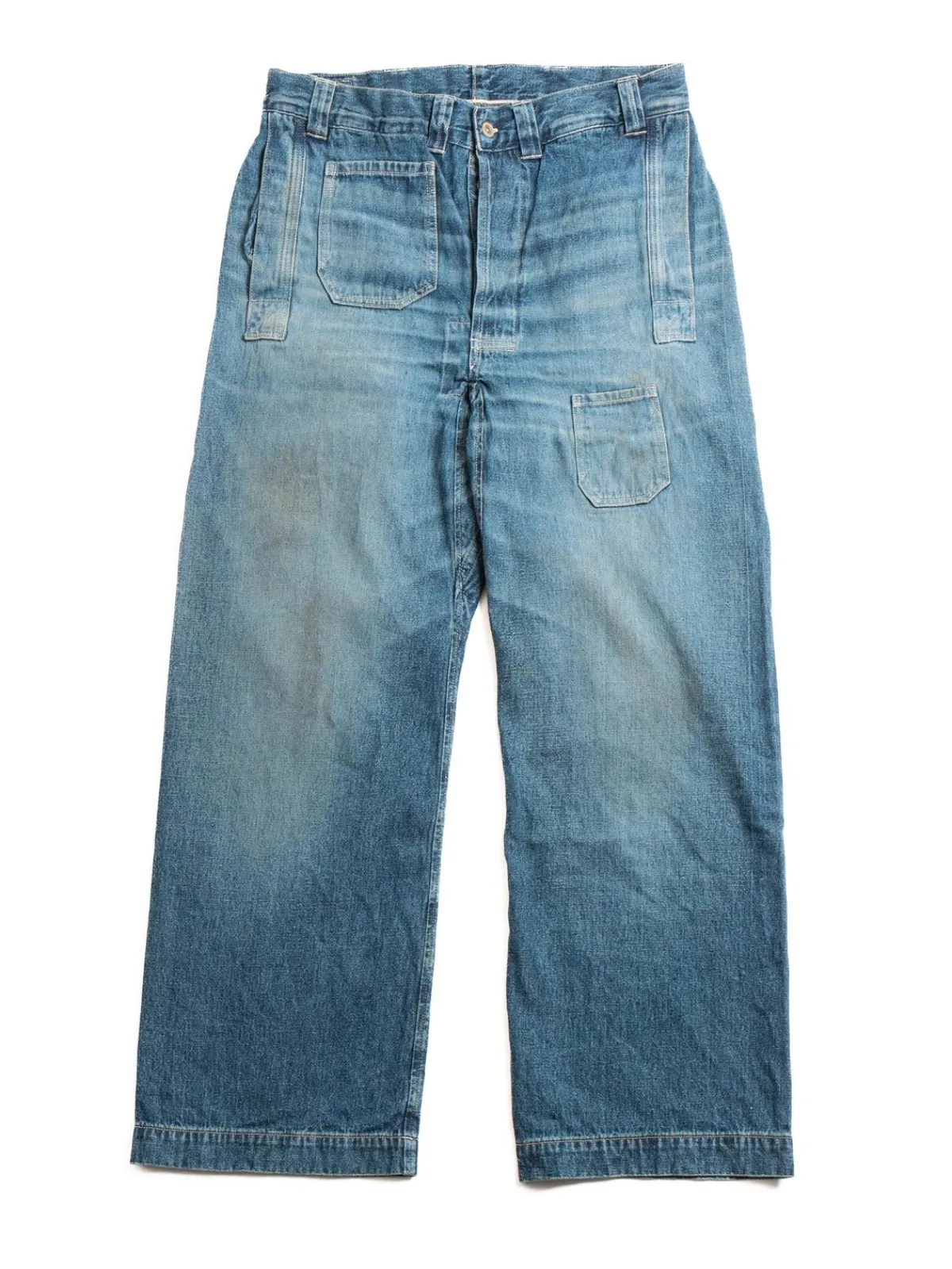 JOHN GLUCKOW JG–01 1910s NETMAKER’S TROUSERS UW LIGHT | Warehouse & Co Cheap