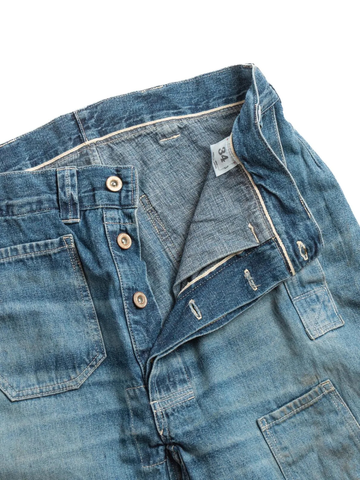 JOHN GLUCKOW JG–01 1910s NETMAKER’S TROUSERS UW LIGHT | Warehouse & Co Cheap