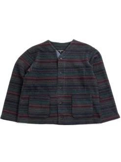 KNIT CARDIGAN GREEN FAIR ISLE SWEATER KNIT | Engineered Garments New