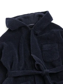 KNIT ROBE NAVY WOOL POLY SHAGGY KNIT | Engineered Garments Flash Sale