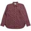 KURUME RIVER WORK SHIRT RED | SEUVAS Best Sale