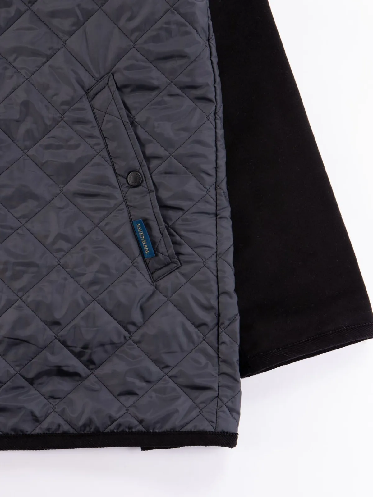 Lamp Black Spilt Denston Jacket | Lavenham Best Sale