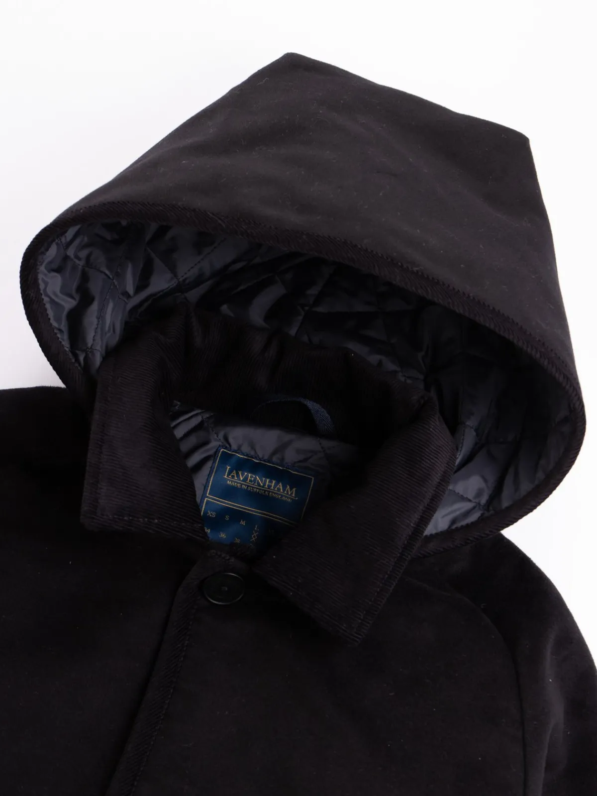 Lamp Black Spilt Denston Jacket | Lavenham Best Sale