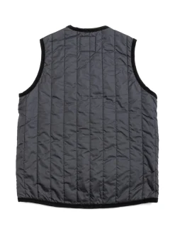 LAVENSTER COLLARLESS GILET LAMP NAVY | Lavenham Cheap