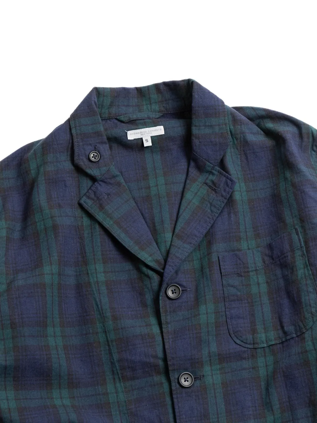 LOITER JACKET BLACKWATCH COTTON LINEN | Engineered Garments Cheap