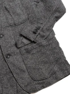 LOITER JACKET GREY POLY WOOL HERRINGBONE | Engineered Garments Discount