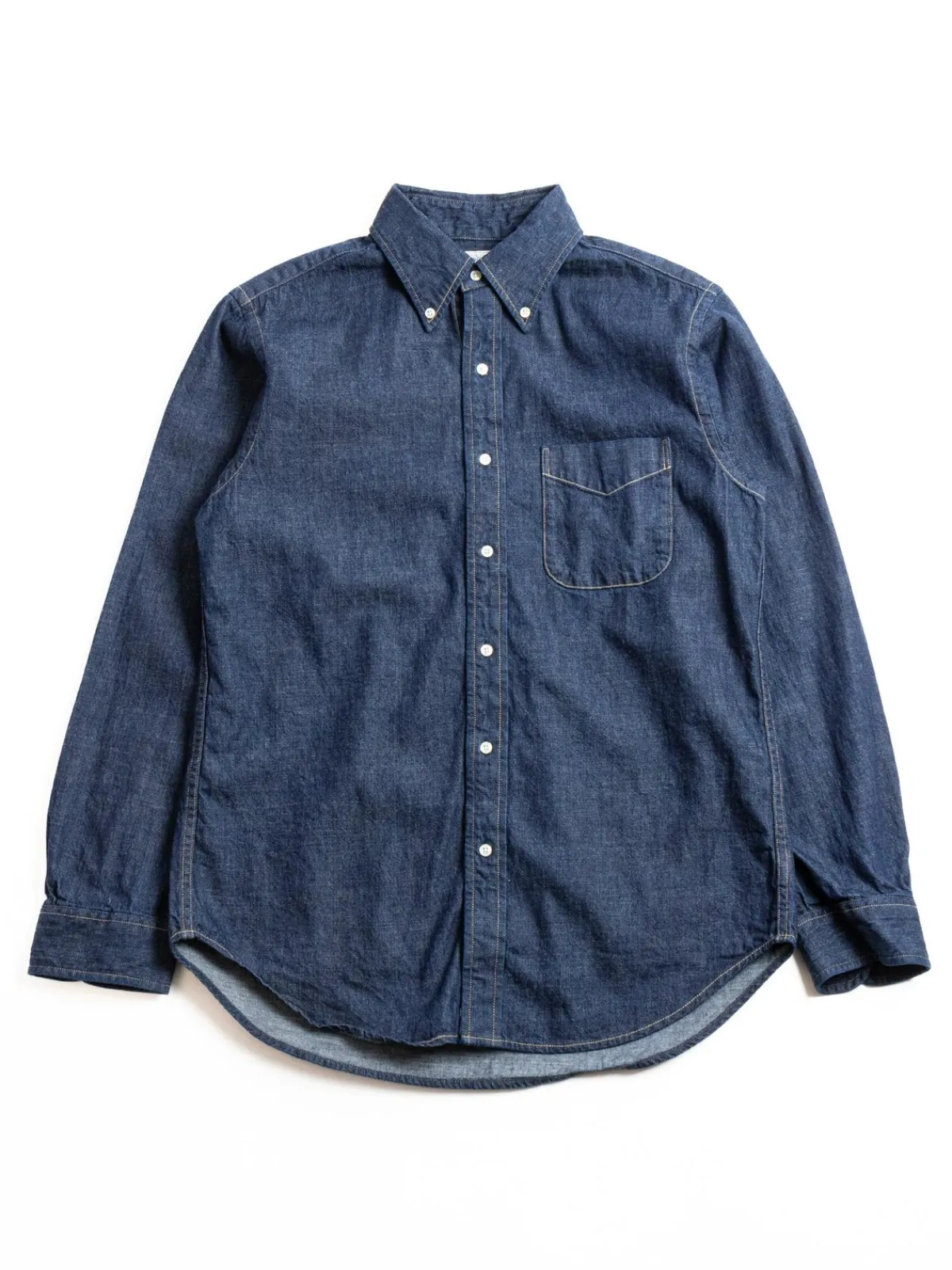 (LOT 8012) BUTTON DOWN SHIRT 6OZ ORIGINAL DENIM | orSlow Cheap