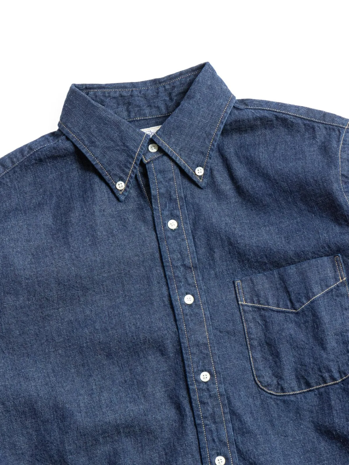 (LOT 8012) BUTTON DOWN SHIRT 6OZ ORIGINAL DENIM | orSlow Cheap