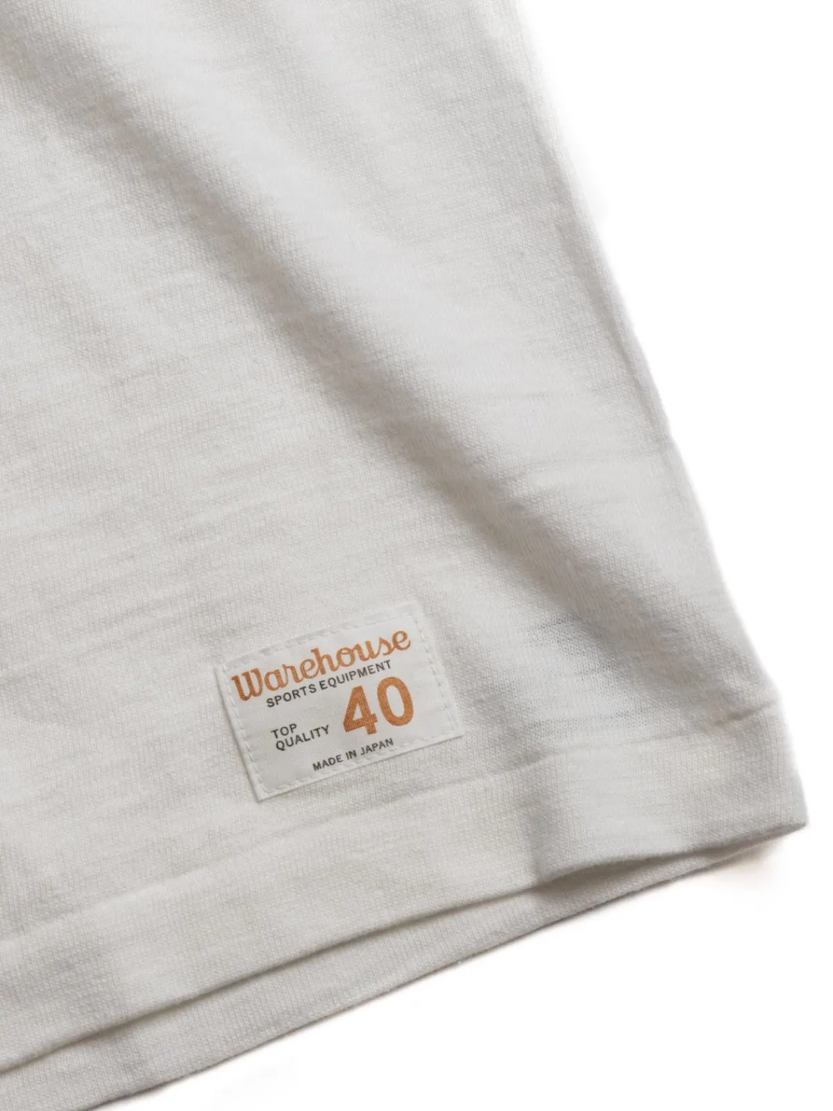 LOT 4063 ¾ SLEEVE FOOTBALL TEE ASTC OFF WHITE | Warehouse & Co Fashion