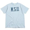 LOT 4096 HEATHER MSU T SHIRT NAVY | Warehouse & Co Hot