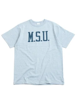 LOT 4096 HEATHER MSU T SHIRT NAVY | Warehouse & Co Hot