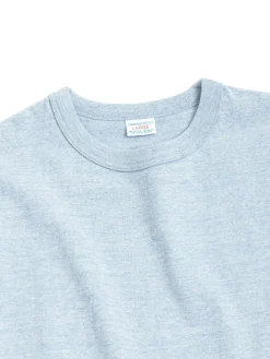 LOT 4096 HEATHER PLAIN T SHIRT NAVY | Warehouse & Co Discount