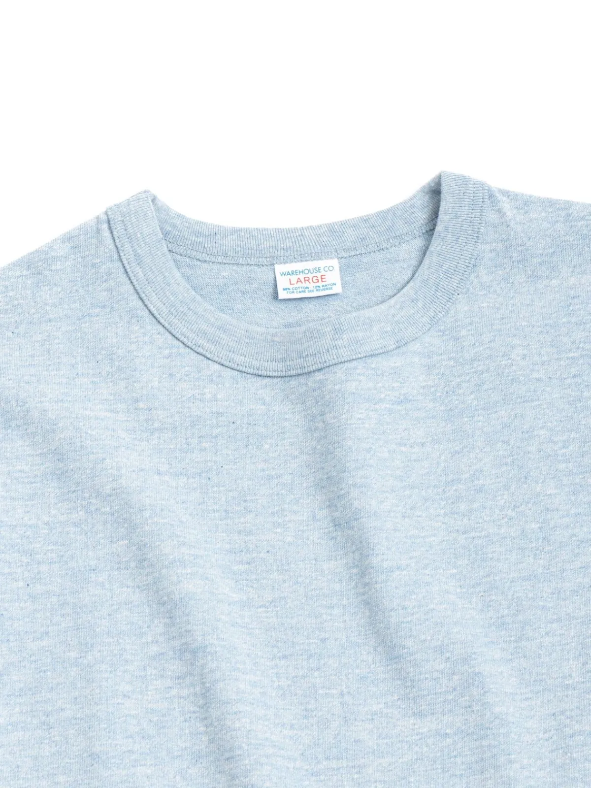 LOT 4096 HEATHER PLAIN T SHIRT NAVY | Warehouse & Co Discount
