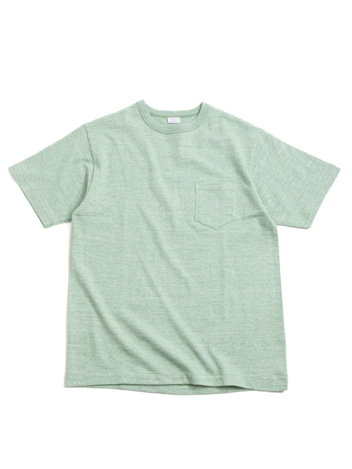 LOT 4097 HEATHER POCKET T–SHIRT GREEN | Warehouse & Co Best