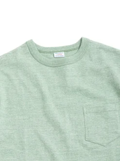 LOT 4097 HEATHER POCKET T&ndash;SHIRT GREEN | Warehouse & Co Best