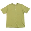 LOT 4601 HENLEY NECK T GRASS GREEN | Warehouse & Co Flash Sale