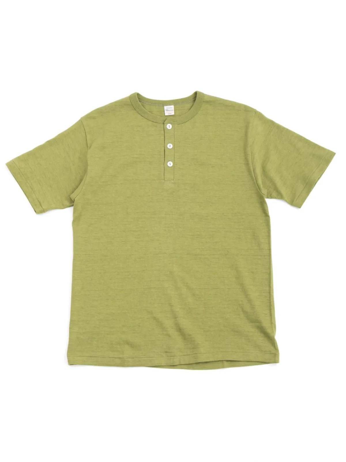 LOT 4601 HENLEY NECK T GRASS GREEN | Warehouse & Co Flash Sale