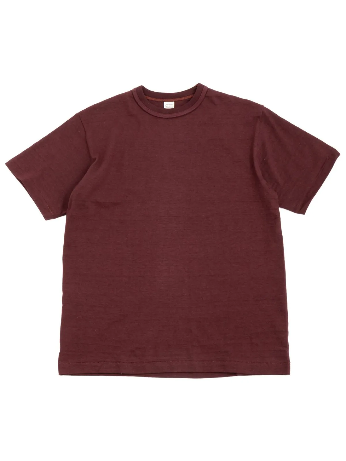 LOT 4601 NO PRINT T SHIRT BORDEAUX | Warehouse & Co Shop