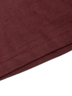 LOT 4601 NO PRINT T SHIRT BORDEAUX | Warehouse & Co Shop