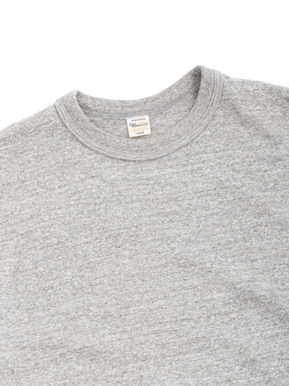LOT 4601 NO PRINT T SHIRT HEATHER GREY | Warehouse & Co New
