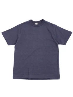 LOT 4601 NO PRINT T SHIRT NAVY (EGG PLANT) | Warehouse & Co Outlet