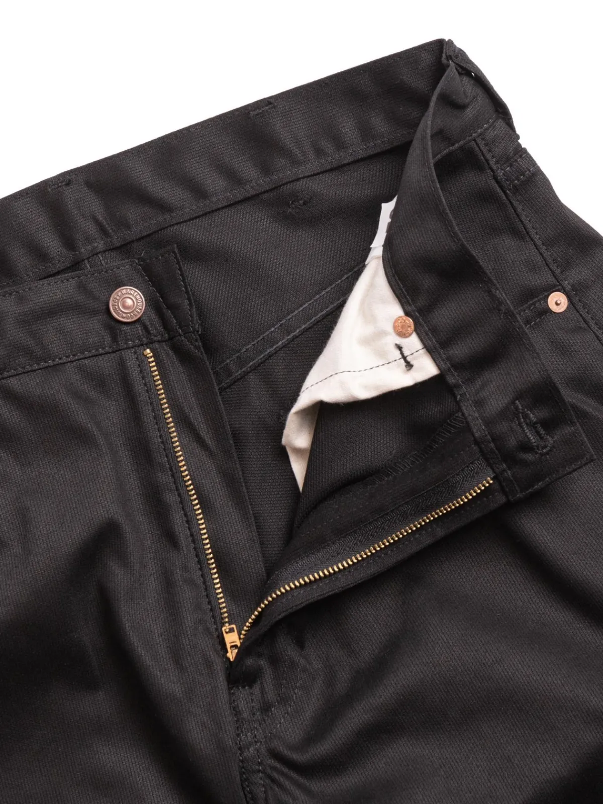 LOT 1096 PIQUE PANTS BLACK | Warehouse & Co Fashion