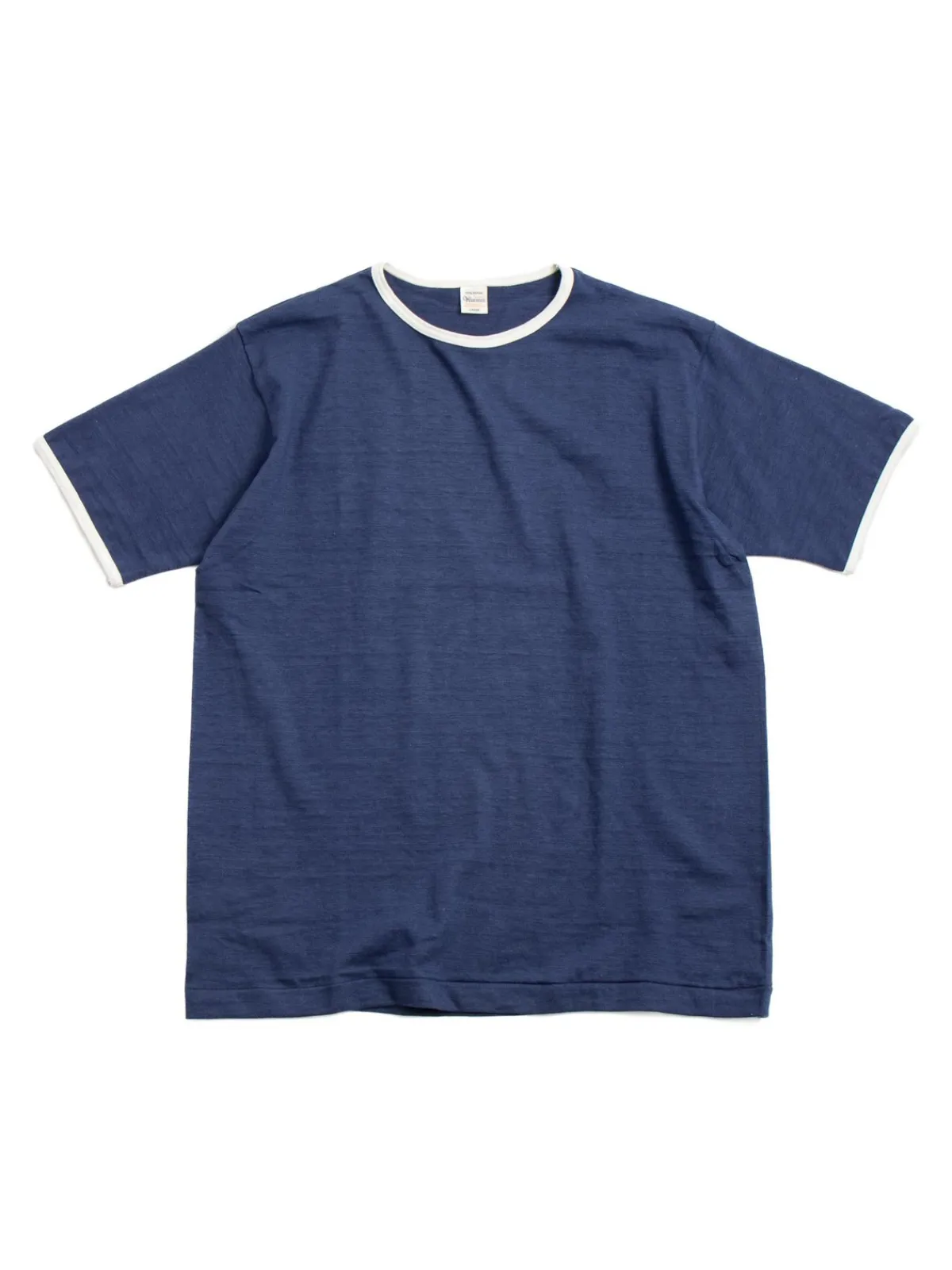 LOT 4059 PLAIN T–SHIRT NAVY / CREAM | Warehouse & Co Store