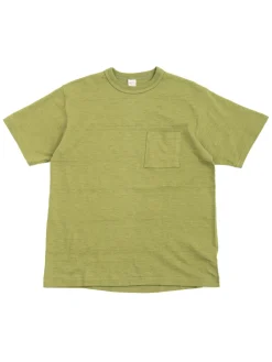 LOT 4601 POCKET T SHIRT GRASS GREEN | Warehouse & Co Flash Sale