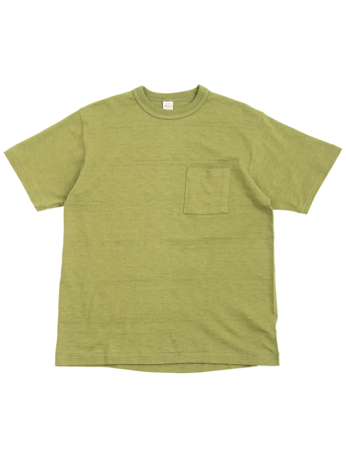 LOT 4601 POCKET T SHIRT GRASS GREEN | Warehouse & Co Flash Sale