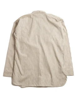 LOT 3045 PULLOVER SHIRT SELVEDGE DOBBY STRIPE | Warehouse & Co Cheap