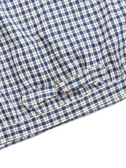 LOT 2166 SHIRT INDIGO CHECK R.COLLAR COLOUR 1 | Warehouse & Co Fashion