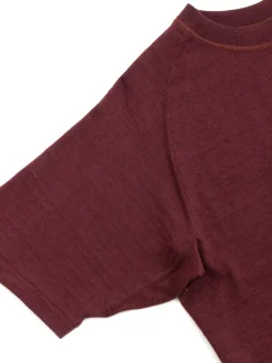 LOT 4048 S/S FREEDOM T SHIRT BORDEAUX | Warehouse & Co Cheap