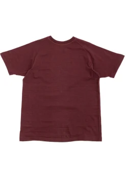 LOT 4048 S/S FREEDOM T SHIRT BORDEAUX | Warehouse & Co Cheap