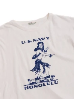 LOT 4091 USN SKIVVY SHIRTS HONOLULU OFF WHITE | Warehouse & Co Cheap